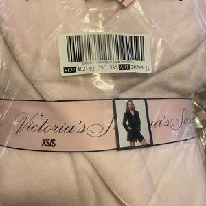 Victoria’s Secret fleece robe. Knee length. Brand new. In packaging.